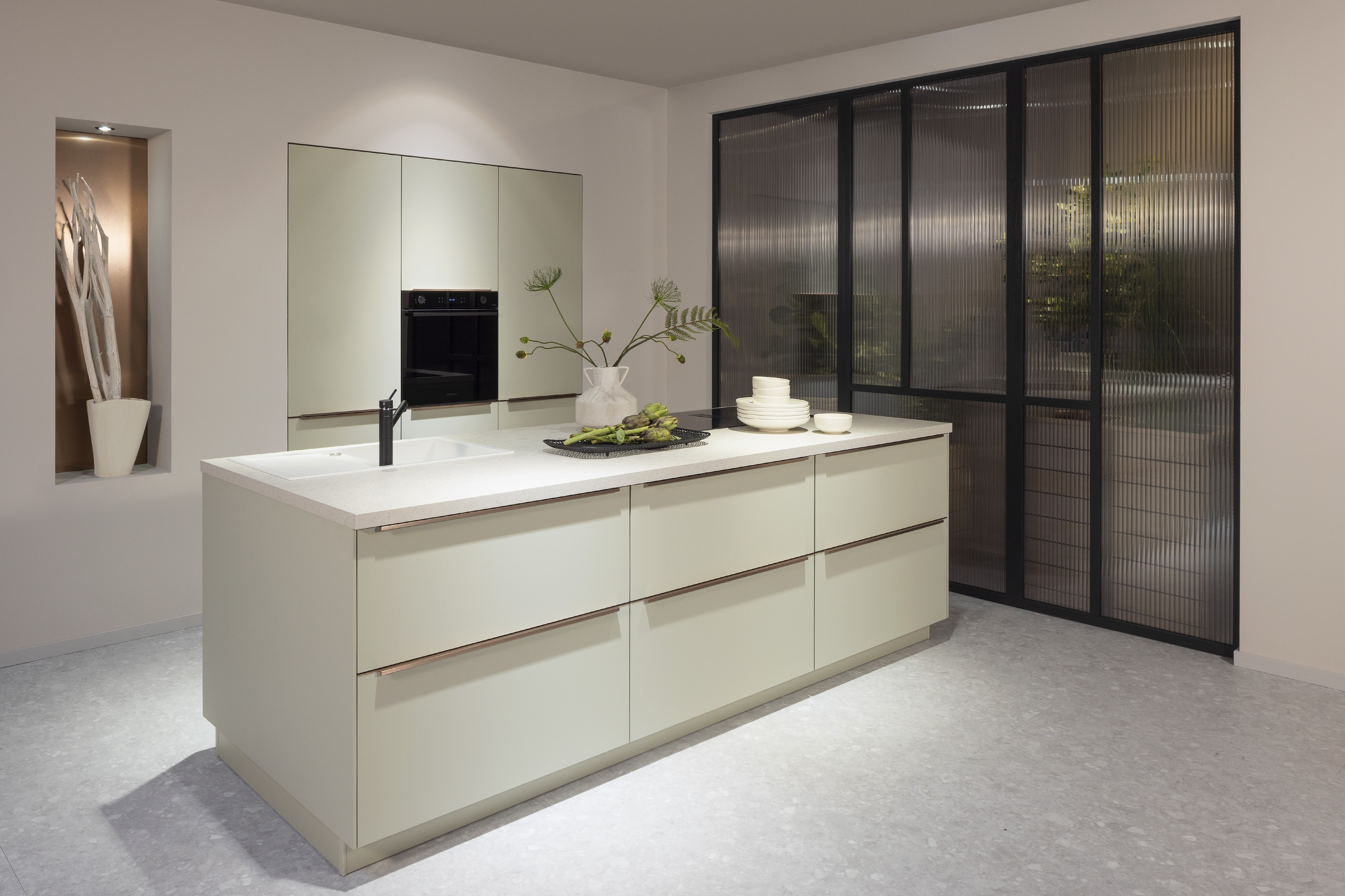 Nobilia-Küche Senso in Gesamtansicht