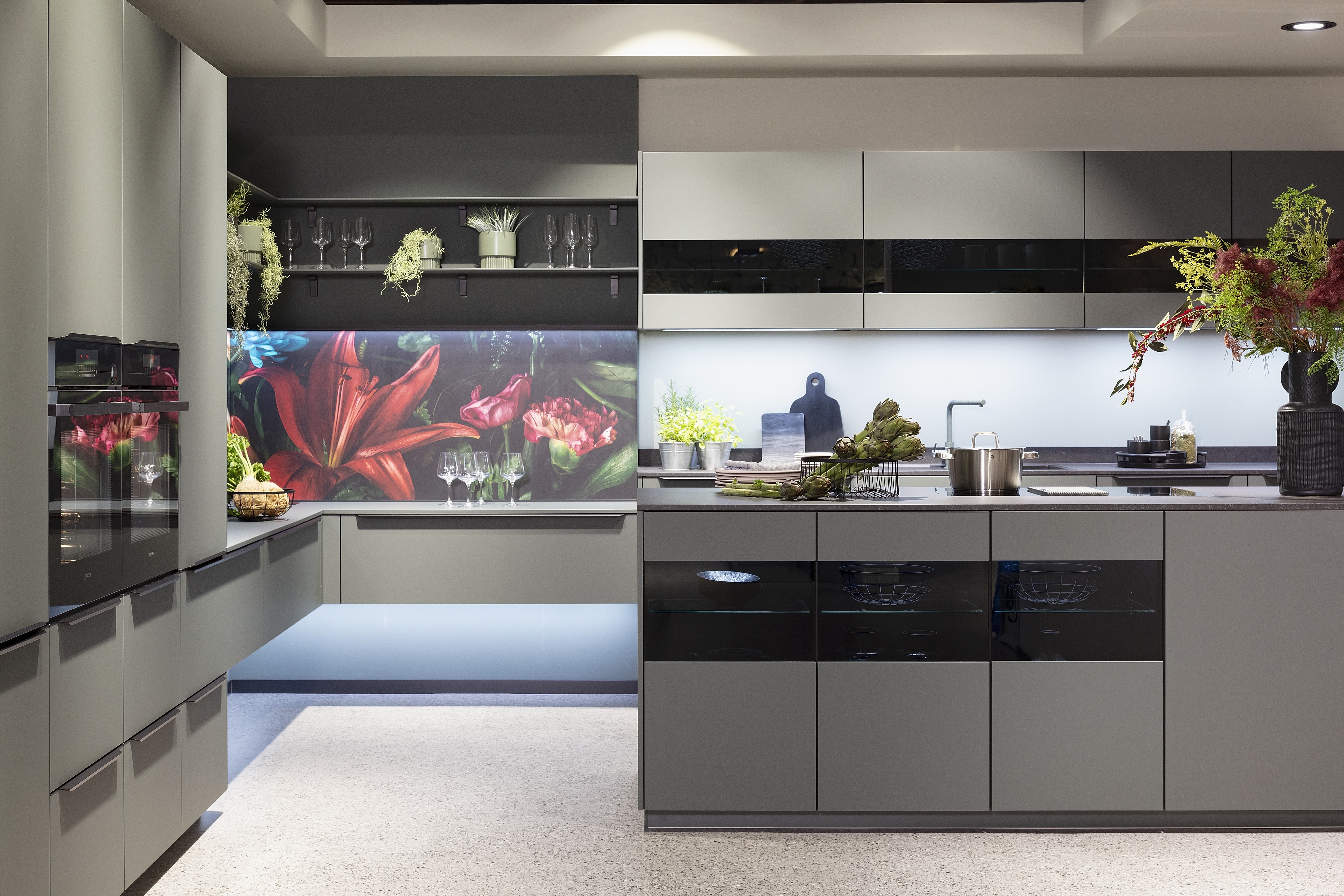 Iconic Flowers Nobilia-Küche