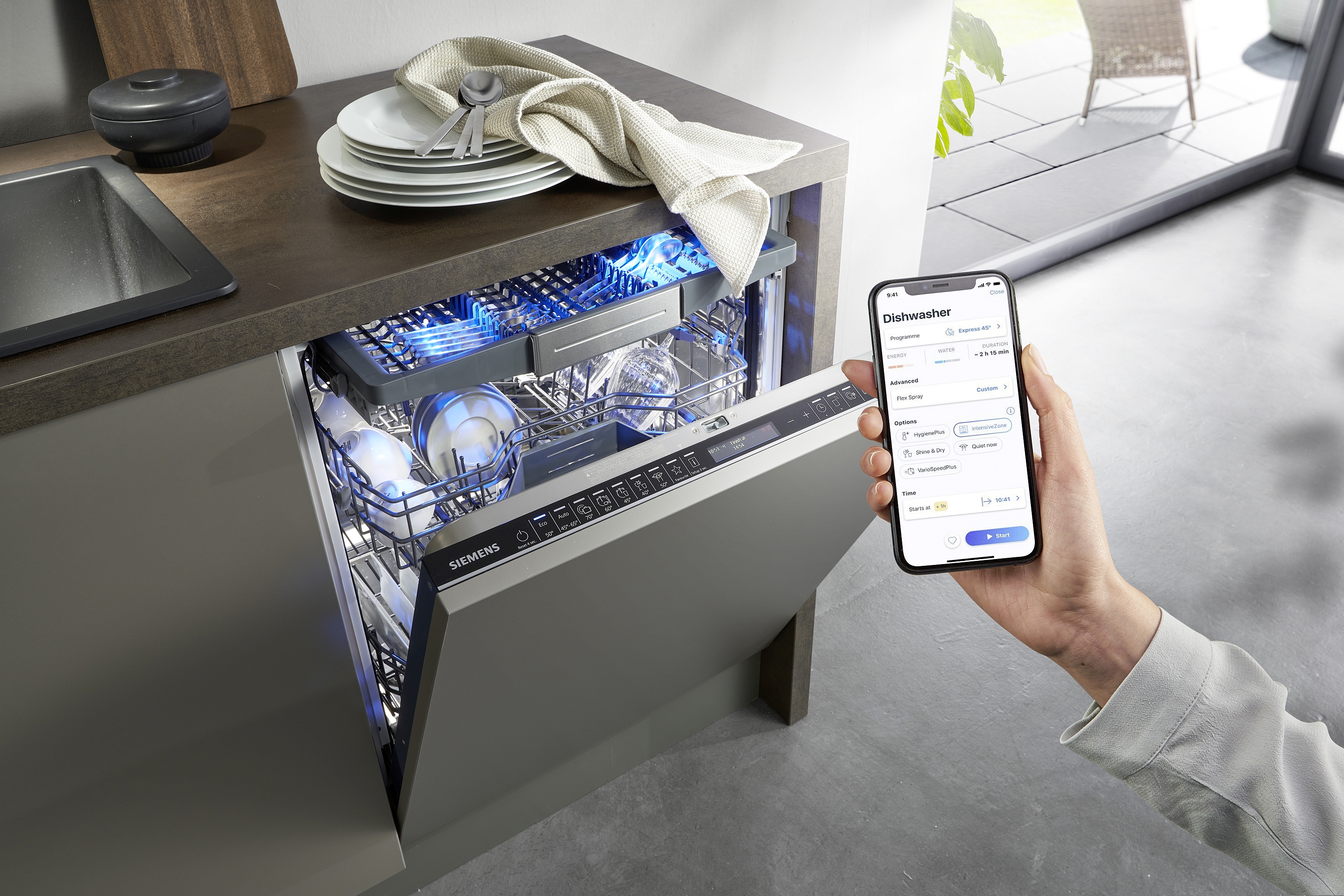 Siemens Geschirrspüler per Smartphone steuern