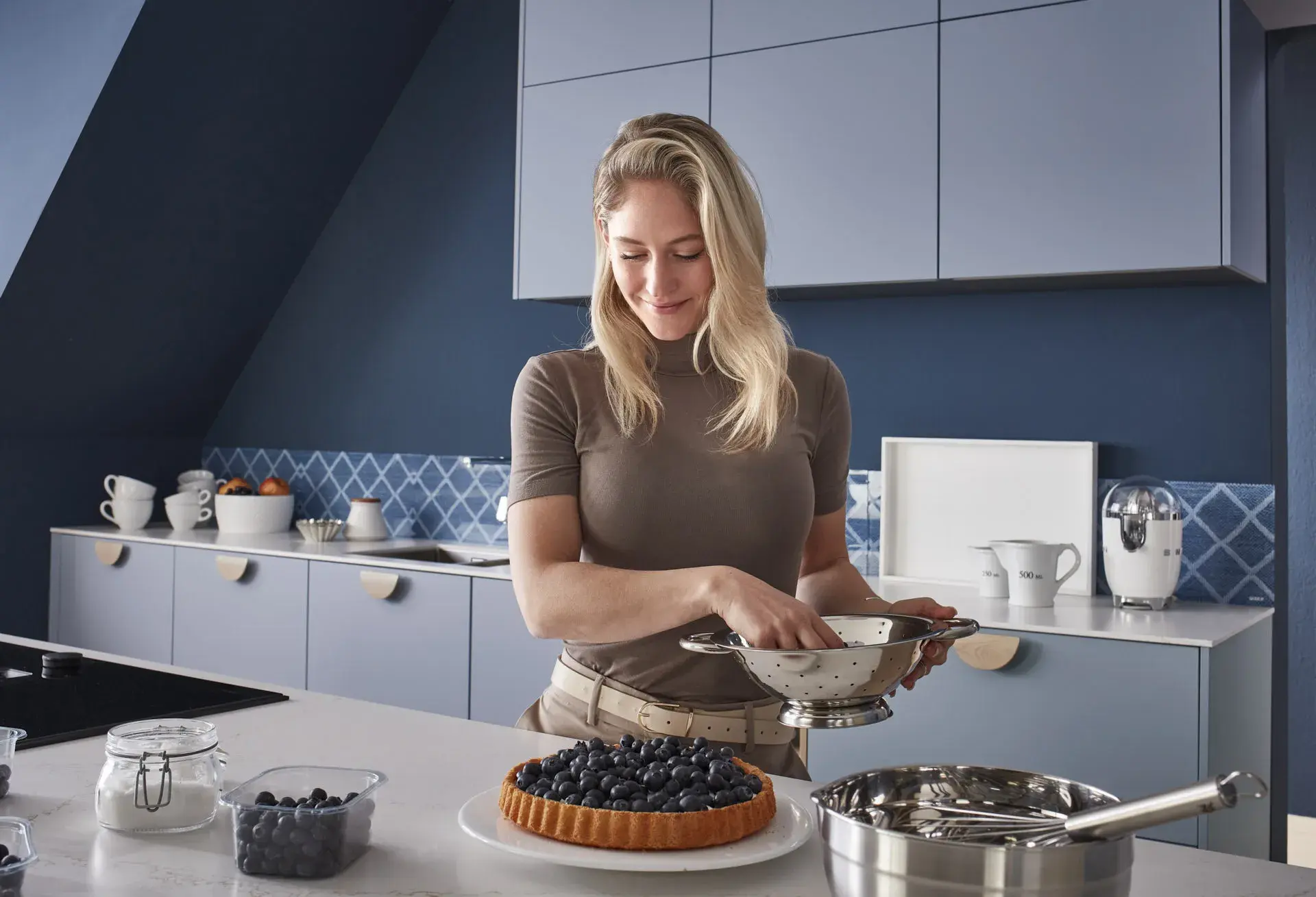 Küche von Nobilia Senso Scandi Blau